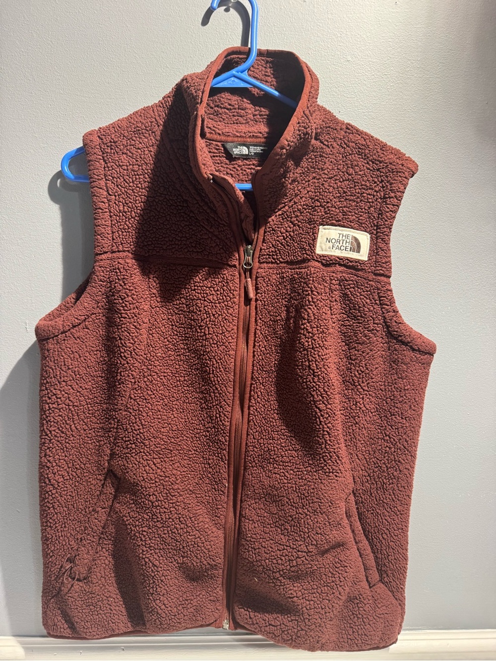 The North Face Kids Rust Sherpa Fleece Vest